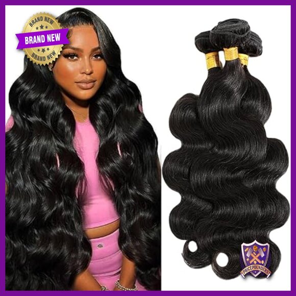 Body Wave Human Hair Extensions 22-26 Inch Brazilian Virgin Hair Bundles main image 6